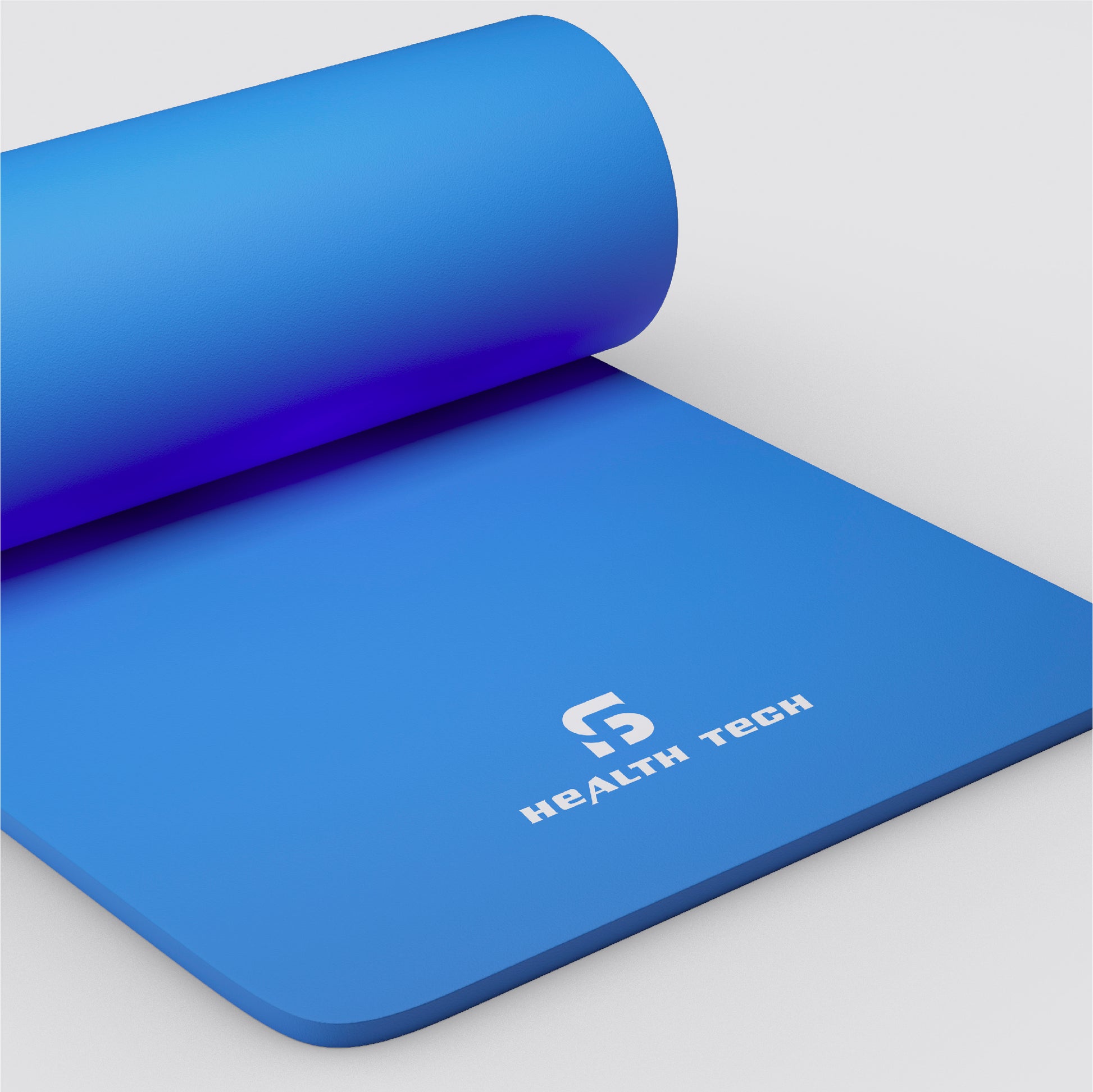 Blue yoga mat