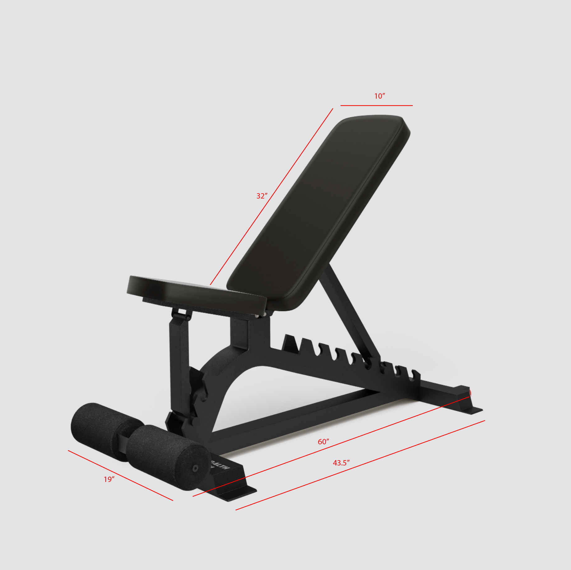 SF Black adjustable bench