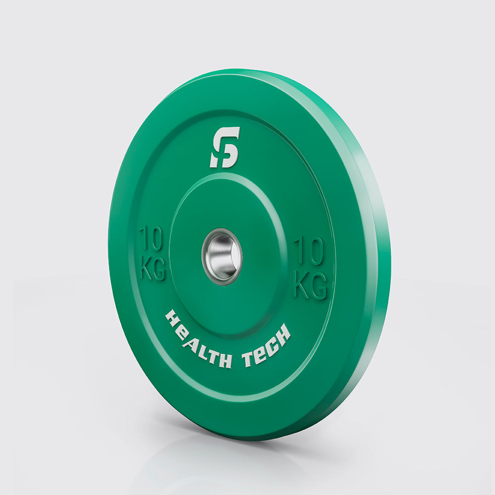 Green bumper rubber plate 10kg