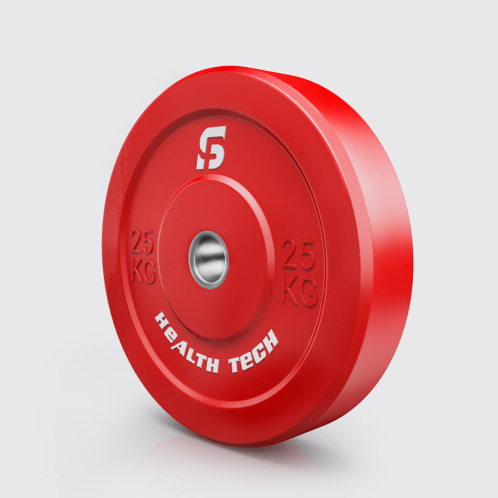 Red bumper rubber plate 25kg
